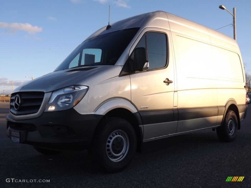 2015 Sprinter 2500 Cargo Van - Pearl Silver Metallic / Black photo #1