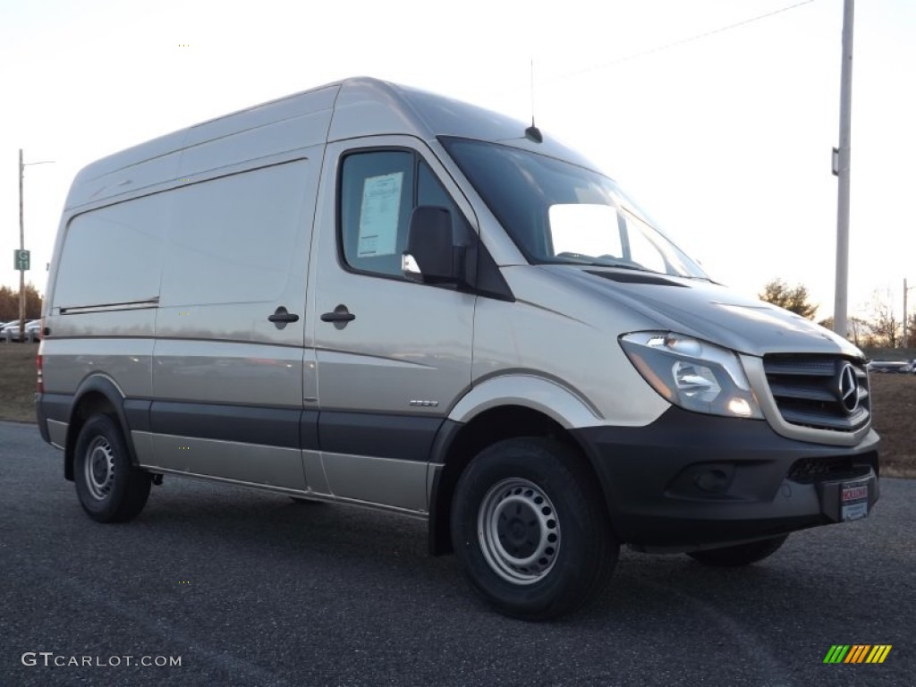 2015 Sprinter 2500 Cargo Van - Pearl Silver Metallic / Black photo #2