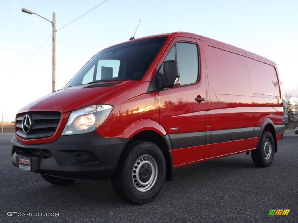 2015 Sprinter 2500 Cargo Van - Flame Red / Black photo #1