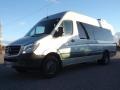 2014 Brilliant Silver Metallic Mercedes-Benz Sprinter 3500 High Roof Passenger Bus  photo #1