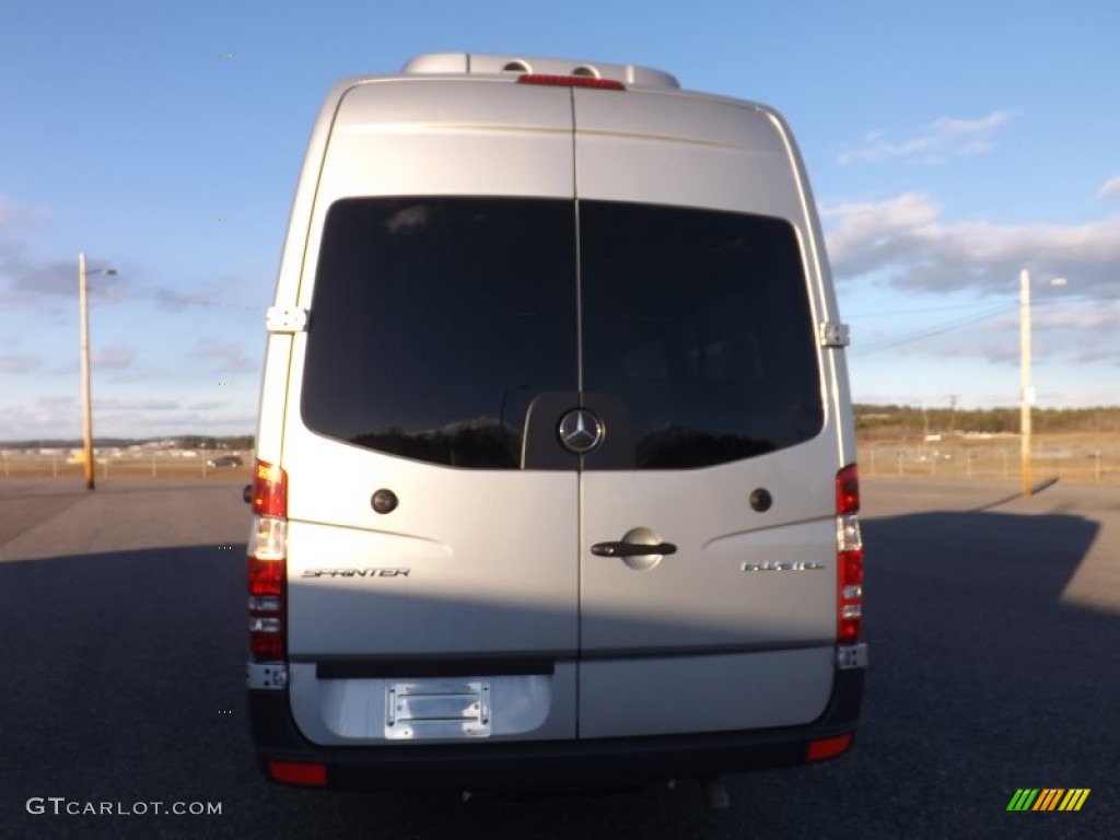 2014 Sprinter 3500 High Roof Passenger Bus - Brilliant Silver Metallic / Tunja Black photo #7