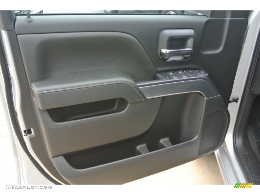 2015 Silverado 1500 LT Double Cab - Silver Ice Metallic / Jet Black photo #9