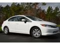 Taffeta White - Civic LX Sedan Photo No. 2
