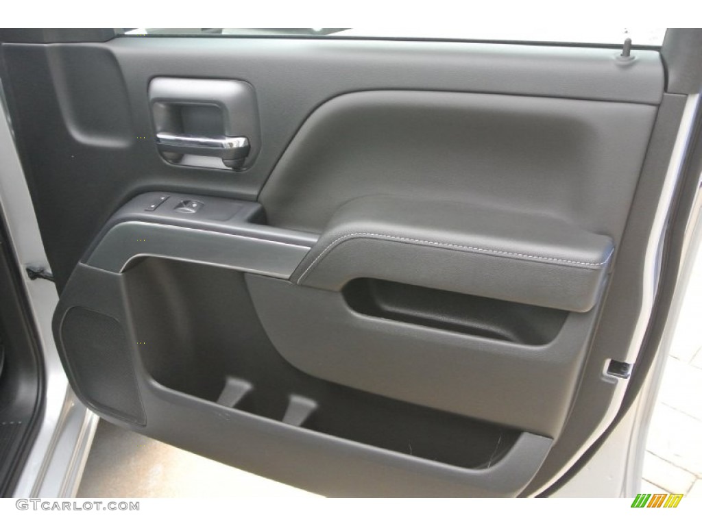 2015 Silverado 1500 LT Double Cab - Silver Ice Metallic / Jet Black photo #17
