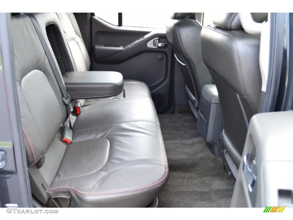 2012 Nissan Frontier Pro-4X Crew Cab 4x4 Rear Seat Photo #100446961