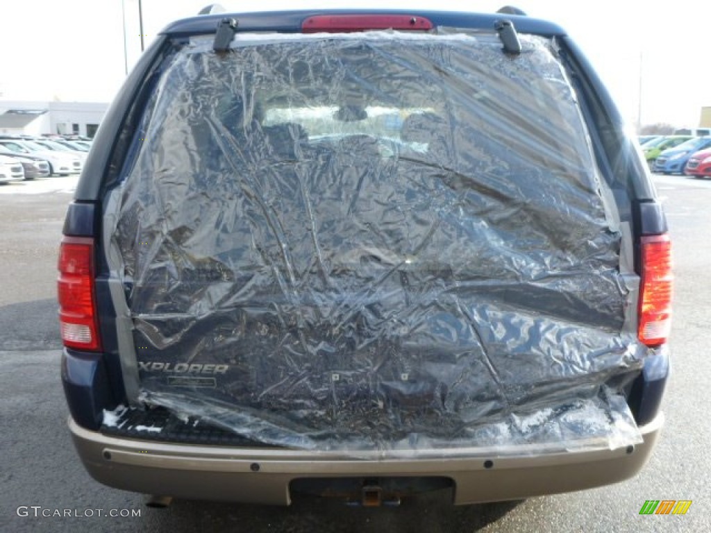 2004 Explorer Eddie Bauer 4x4 - Dark Blue Pearl Metallic / Medium Parchment photo #3