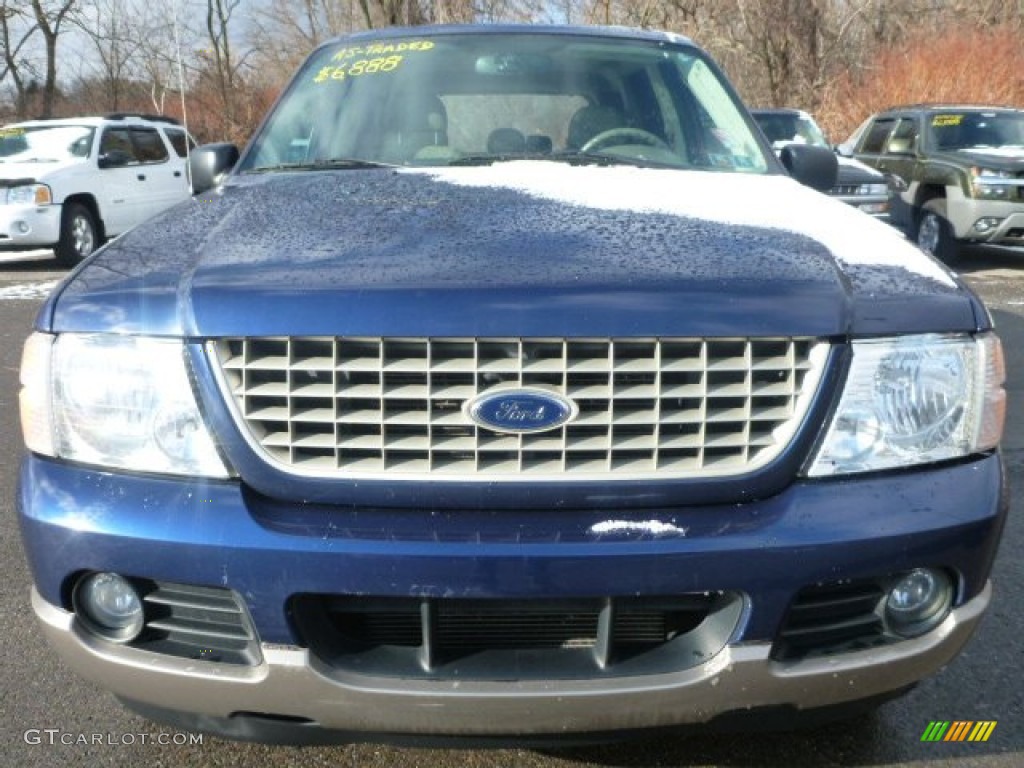 2004 Explorer Eddie Bauer 4x4 - Dark Blue Pearl Metallic / Medium Parchment photo #6