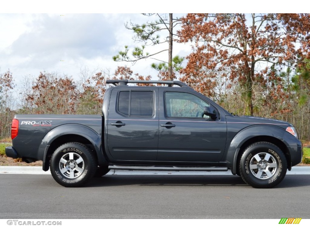 Night Armor Metallic 2012 Nissan Frontier Pro-4X Crew Cab 4x4 Exterior Photo #100447340