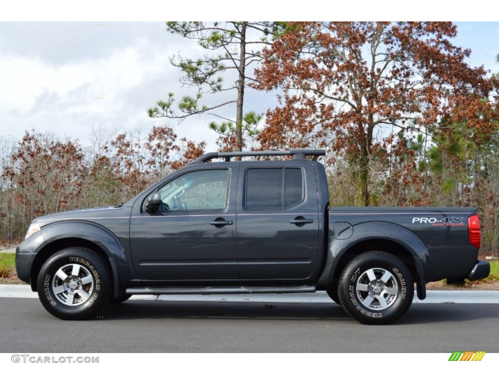 Night Armor Metallic 2012 Nissan Frontier Pro-4X Crew Cab 4x4 Exterior Photo #100447367