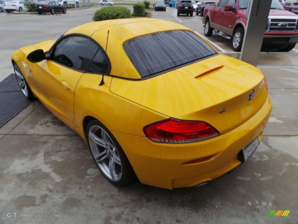 2011 Z4 sDrive35is Roadster - Atacama Yellow / Black photo #5