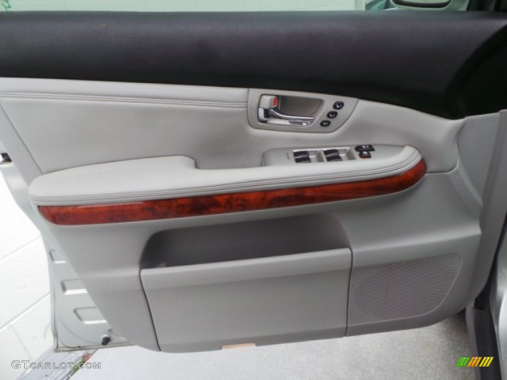 2007 Lexus RX 350 Light Gray Door Panel Photo #100449089