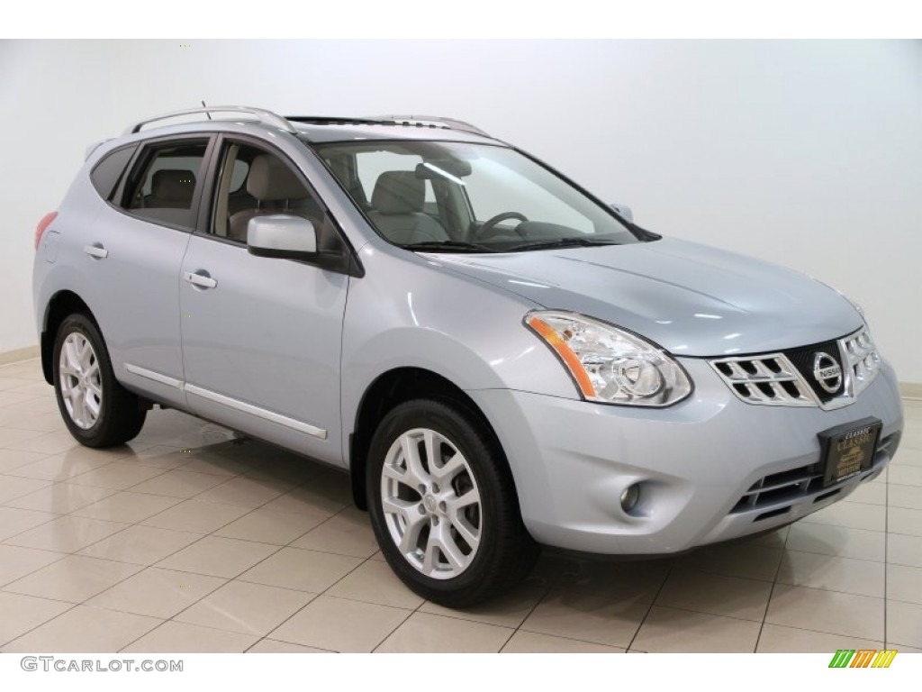 2011 Rogue SV AWD - Frosted Steel Metallic / Gray photo #1