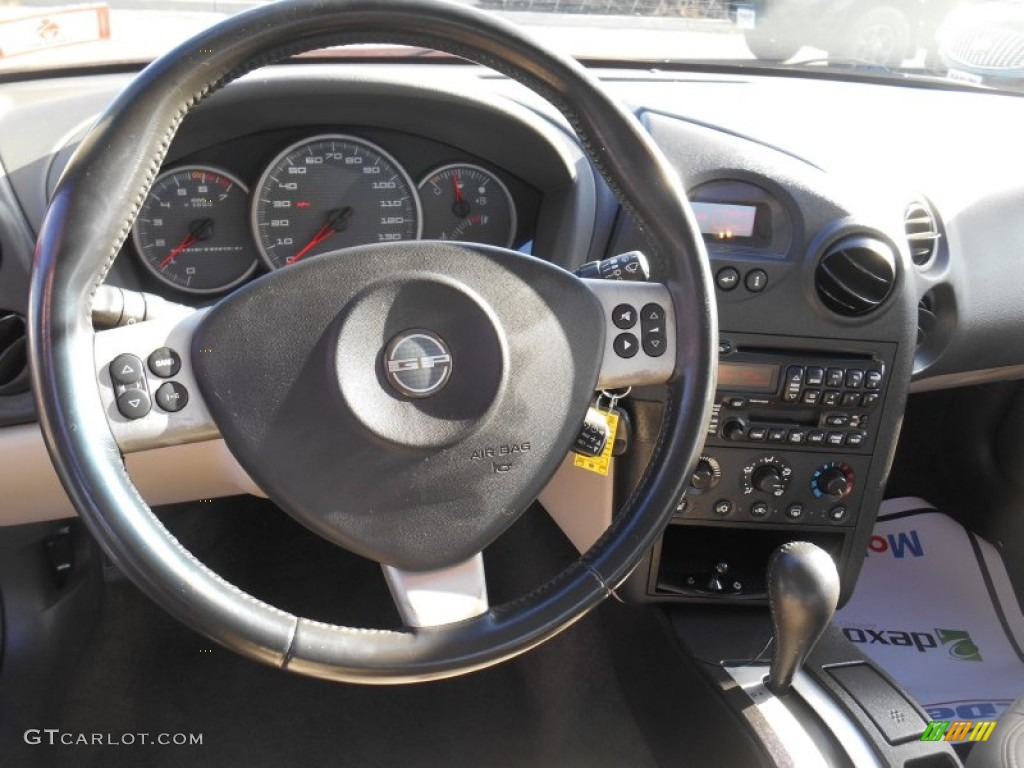 2004 Pontiac Grand Prix GT Sedan Dark Pewter Dashboard Photo #100456253