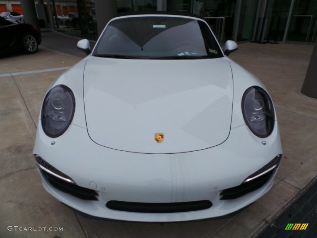 White 2015 Porsche 911 Carrera 4 Cabriolet Exterior Photo #100456742