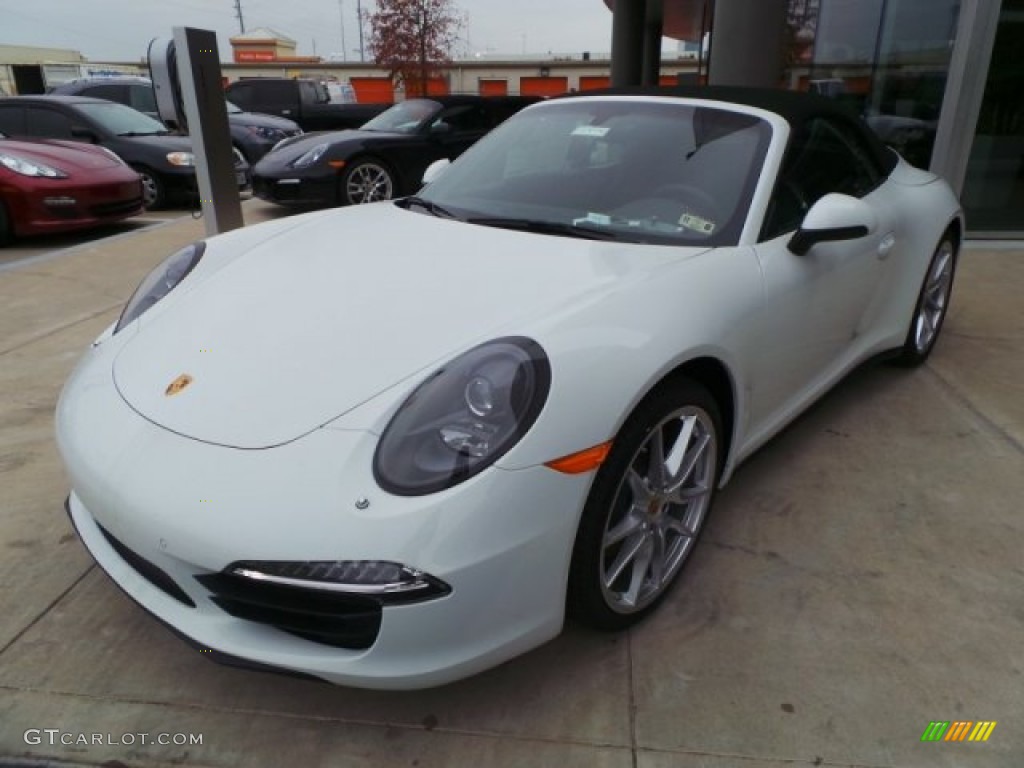 White 2015 Porsche 911 Carrera 4 Cabriolet Exterior Photo #100456748