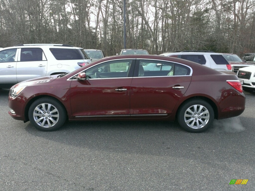 Deep Garnet Metallic 2015 Buick LaCrosse Leather Exterior Photo #100457423