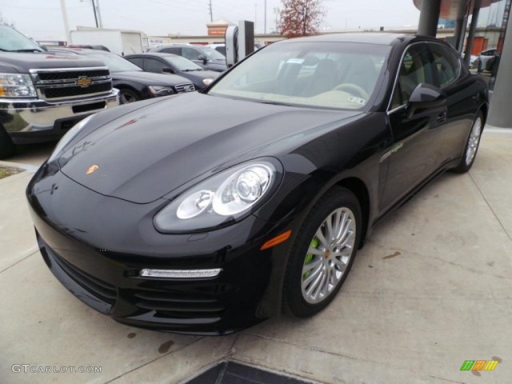 Black 2015 Porsche Panamera S E-Hybrid Exterior Photo #100458443