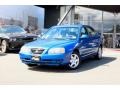 2005 Tidal Wave Blue Hyundai Elantra GLS Sedan  photo #3