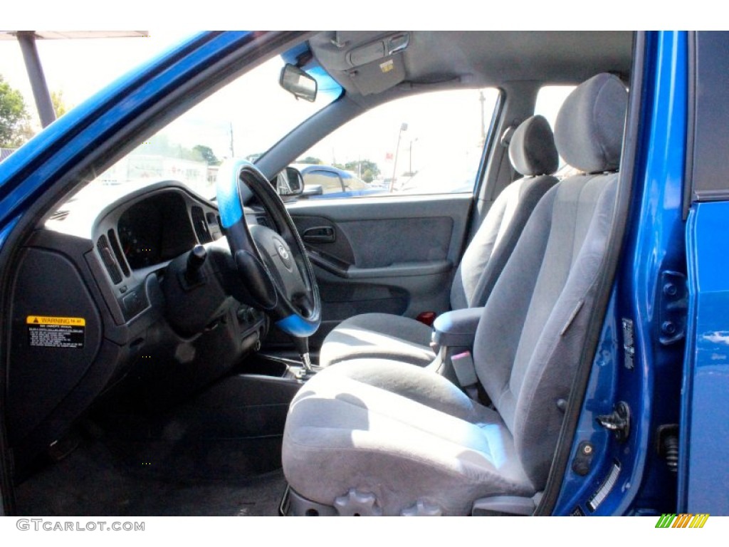2005 Elantra GLS Sedan - Tidal Wave Blue / Gray photo #13