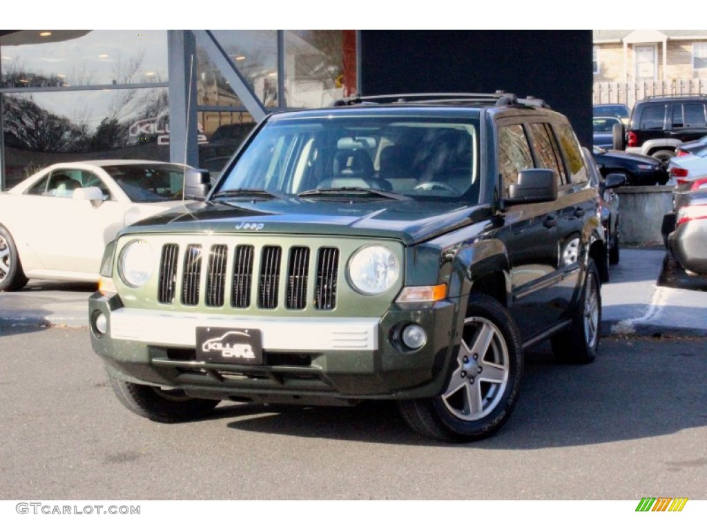 2007 Patriot Limited 4x4 - Jeep Green Metallic / Pastel Slate Gray photo #3