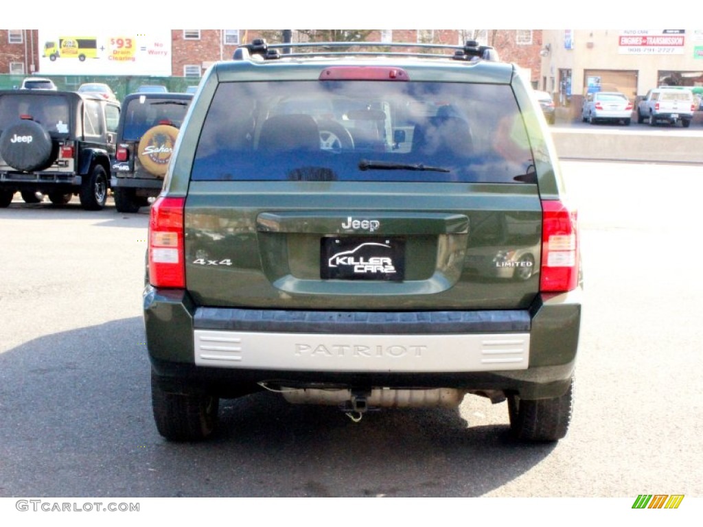 2007 Patriot Limited 4x4 - Jeep Green Metallic / Pastel Slate Gray photo #6