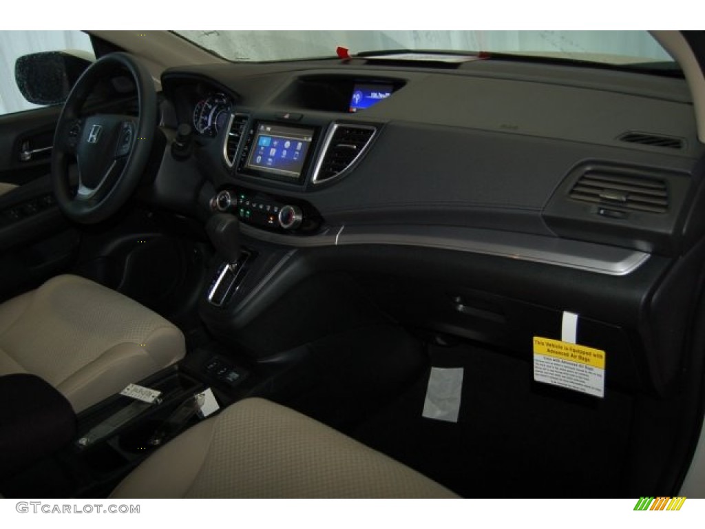 2015 CR-V EX AWD - White Diamond Pearl / Beige photo #29