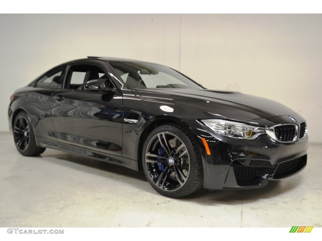 Black Sapphire Metallic 2015 BMW M4 Coupe Exterior Photo #100464516