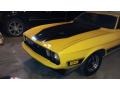 1973 Medium Bright Yellow Ford Mustang Mach 1 Fastback  photo #14