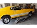 1973 Medium Bright Yellow Ford Mustang Mach 1 Fastback  photo #16