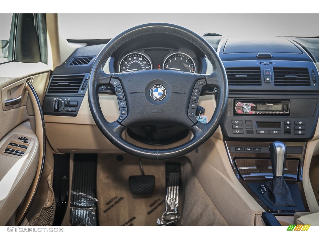 2006 X3 3.0i - Alpine White / Sand Beige photo #4