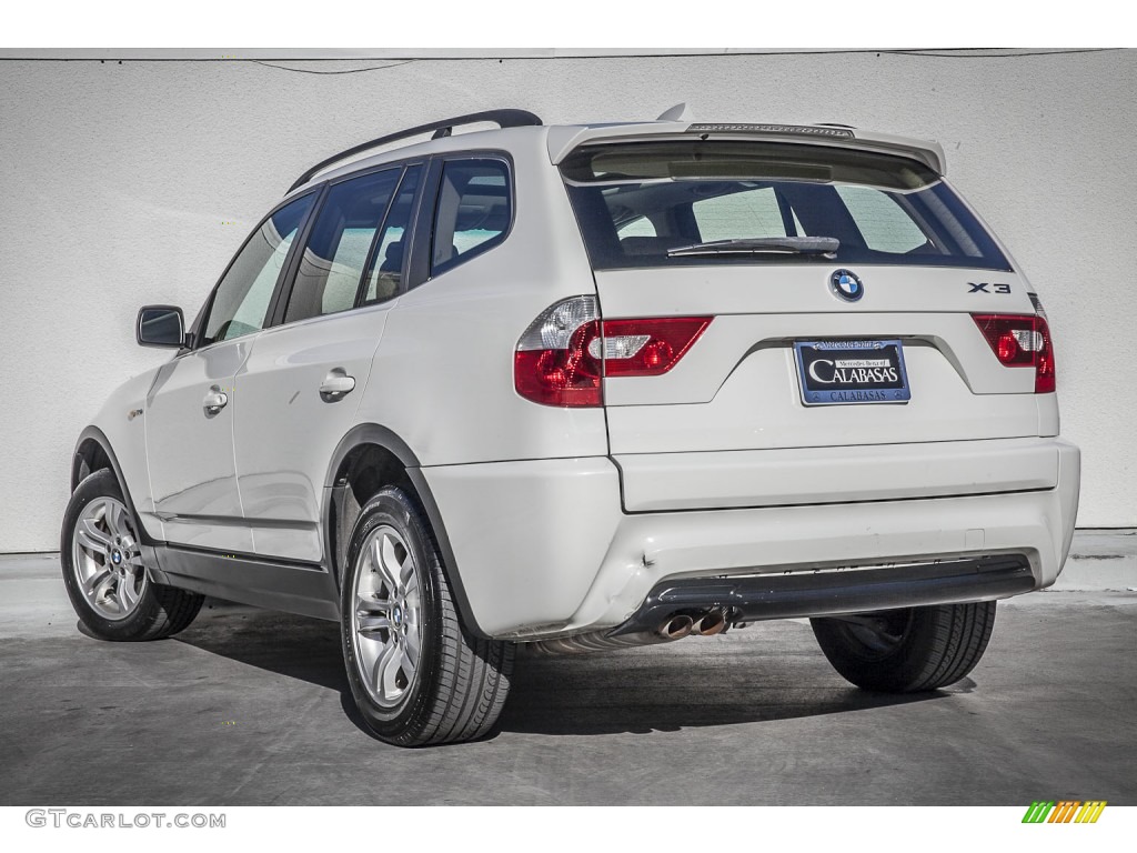 2006 X3 3.0i - Alpine White / Sand Beige photo #10