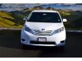 2015 Super White Toyota Sienna LE  photo #2