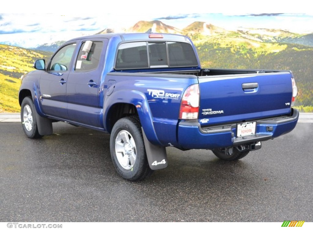 2015 Tacoma TRD Sport Double Cab 4x4 - Blue Ribbon Metallic / Graphite photo #3