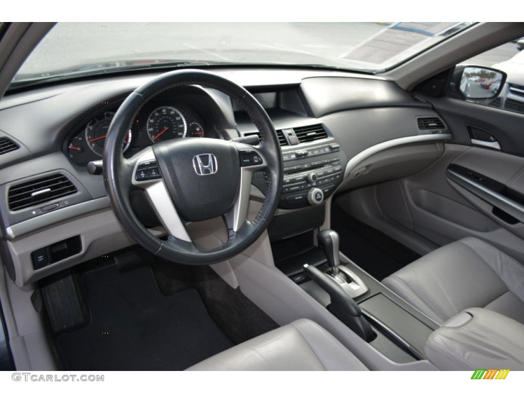 Gray Interior 2008 Honda Accord EX-L V6 Sedan Photo #100470492