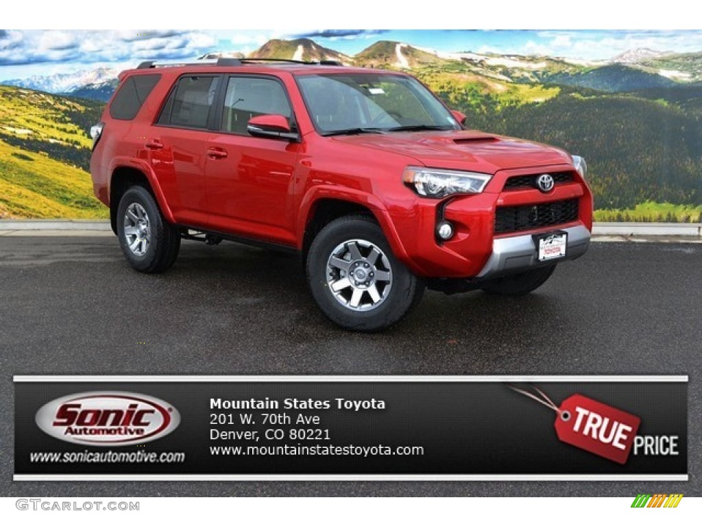 2015 4Runner Trail Premium 4x4 - Barcelona Red Metallic / Black photo #1