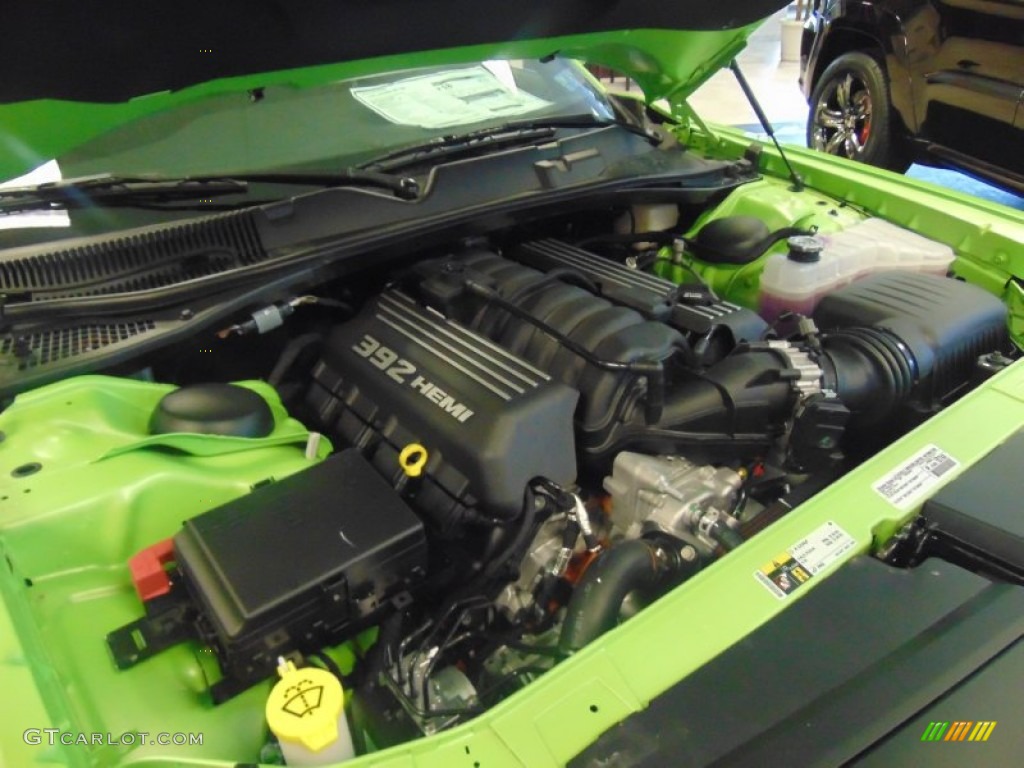 2015 Dodge Challenger SRT 392 6.4 Liter SRT HEMI OHV 16-Valve VVT V8 Engine Photo #100471266