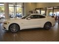 50th Anniversary Wimbledon White 2015 Ford Mustang 50th Anniversary GT Coupe Exterior