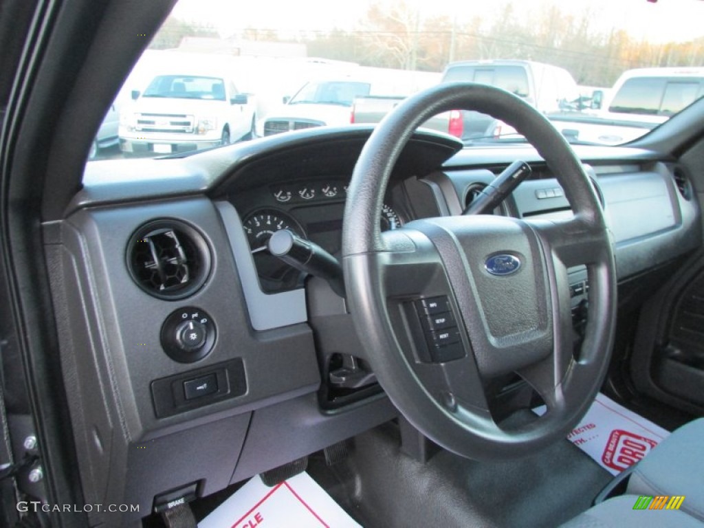 2012 F150 XL Regular Cab - Sterling Gray Metallic / Steel Gray photo #30