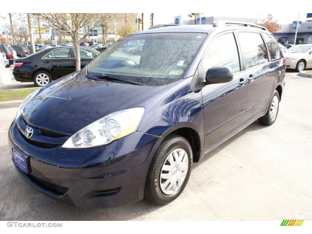 2006 Sienna LE - Nautical Blue Metallic / Taupe photo #4