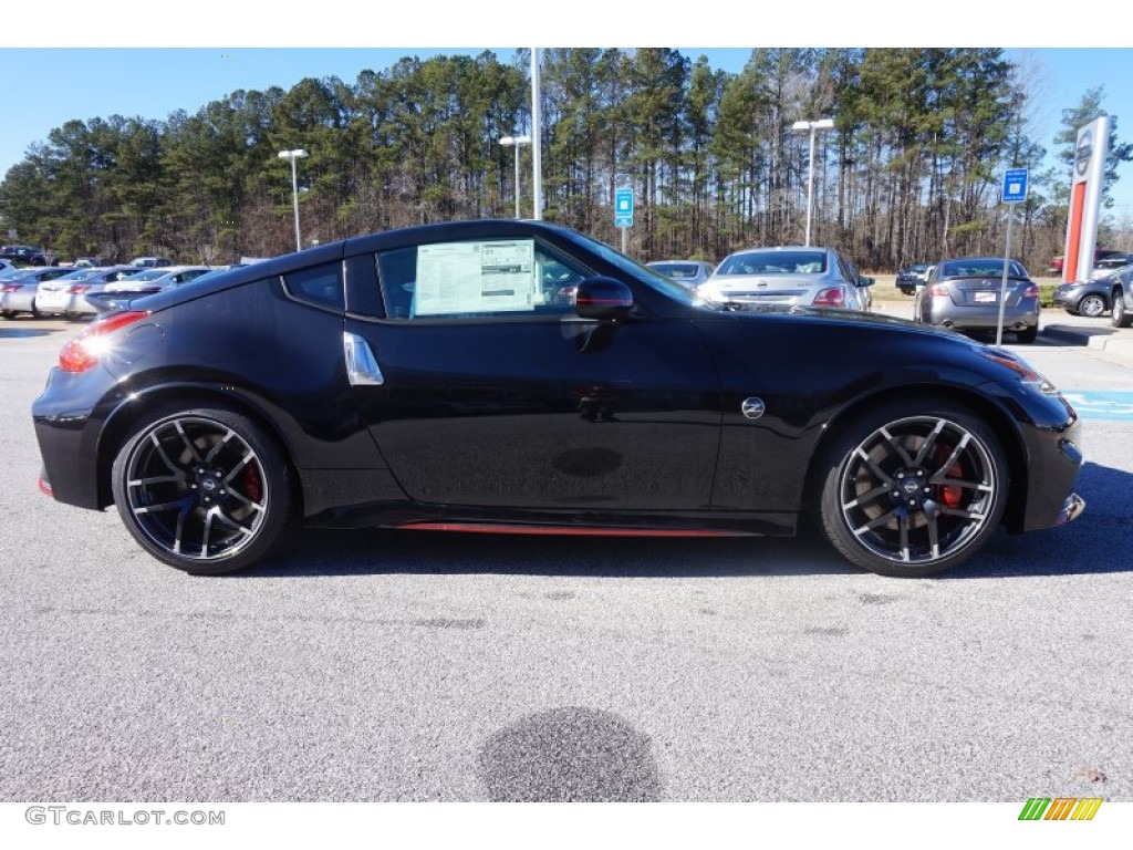 Magnetic Black 2015 Nissan 370Z NISMO Tech Coupe Exterior Photo #100473210