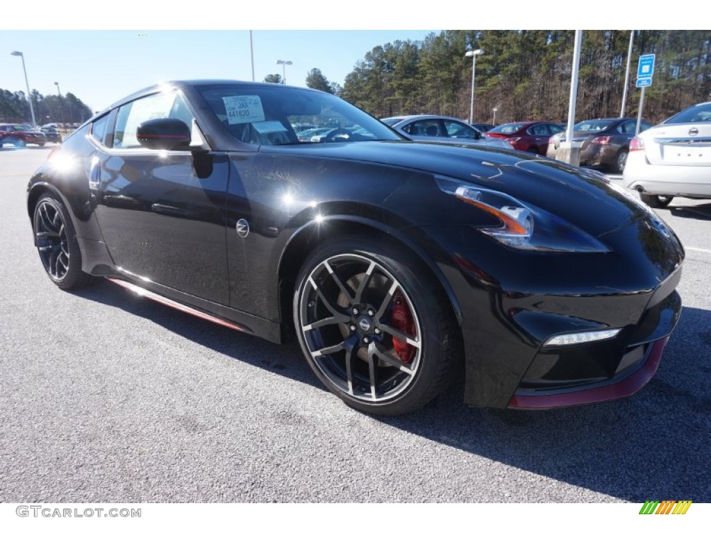 Magnetic Black 2015 Nissan 370Z NISMO Tech Coupe Exterior Photo #100473240