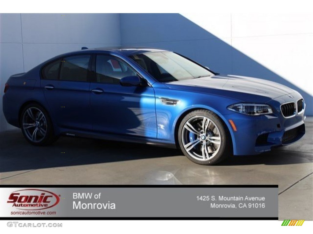 2015 M5 Sedan - Monte Carlo Blue Metallic / Black photo #1