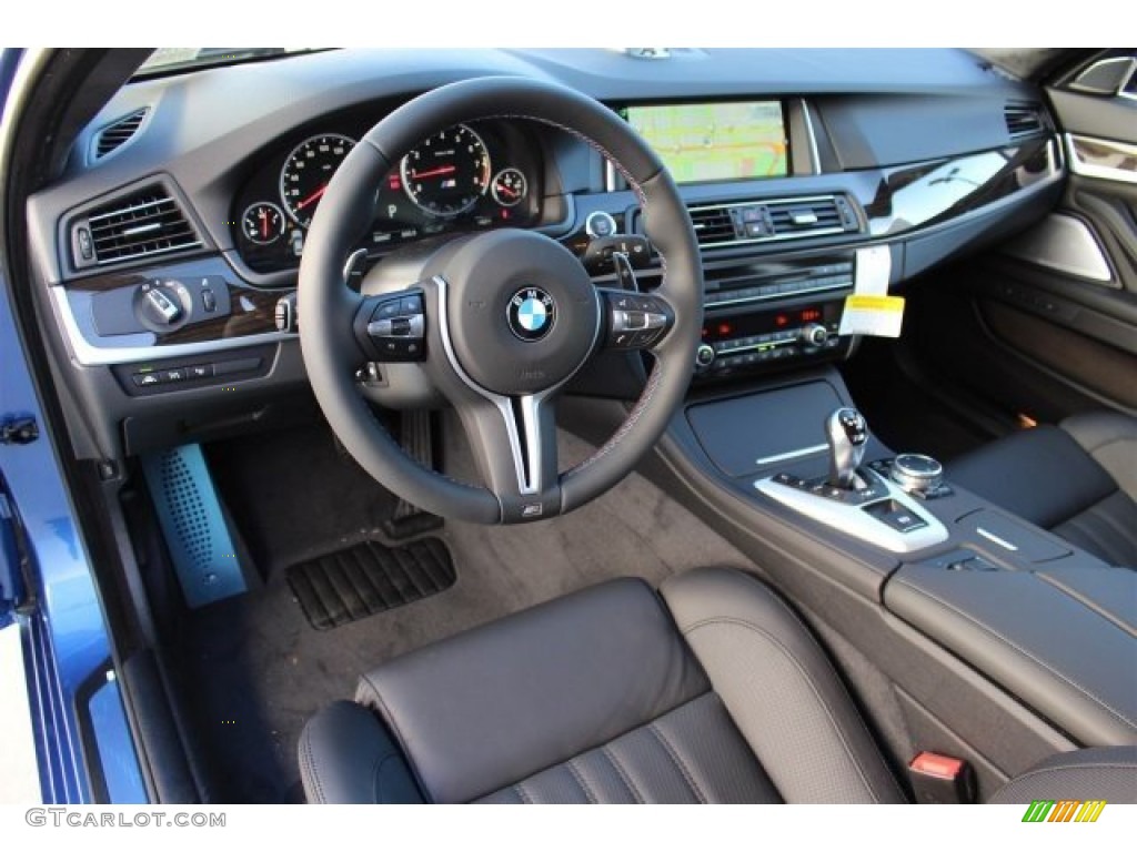 Black Interior 2015 BMW M5 Sedan Photo #100475202