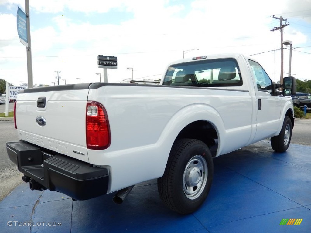 2015 F250 Super Duty XL Regular Cab - Oxford White / Steel photo #3