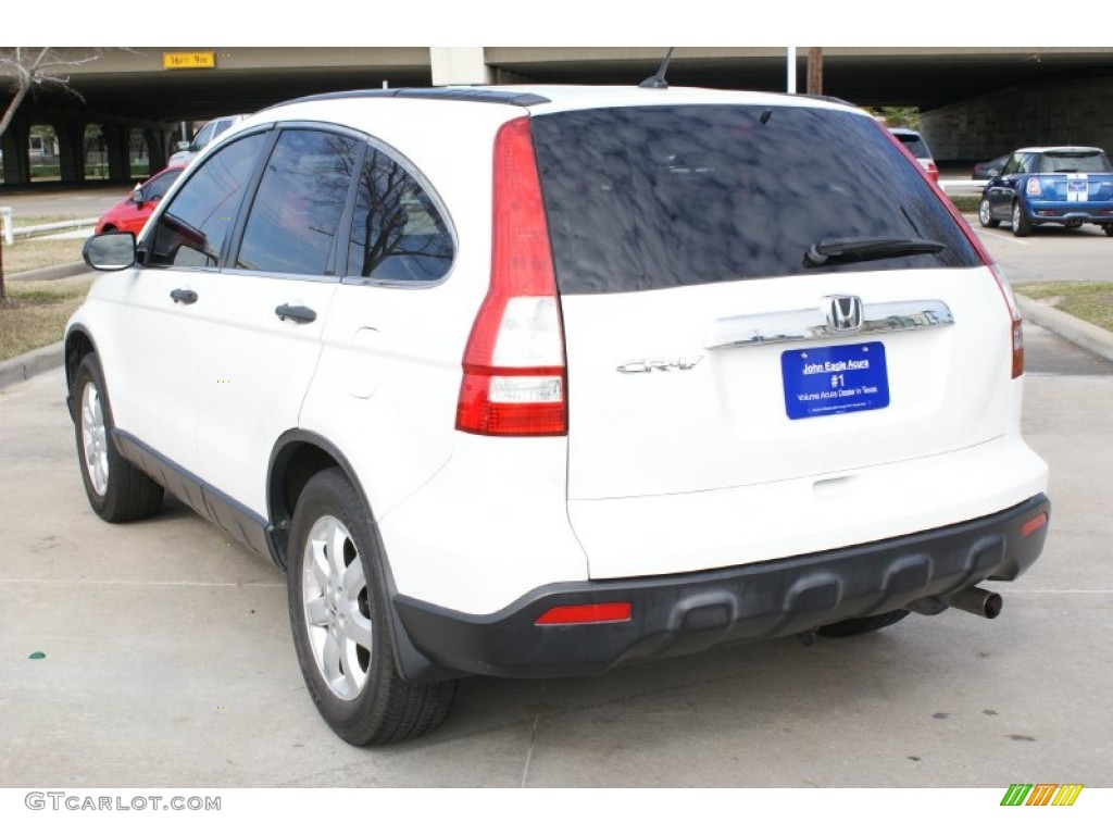 2007 CR-V EX - Taffeta White / Gray photo #6