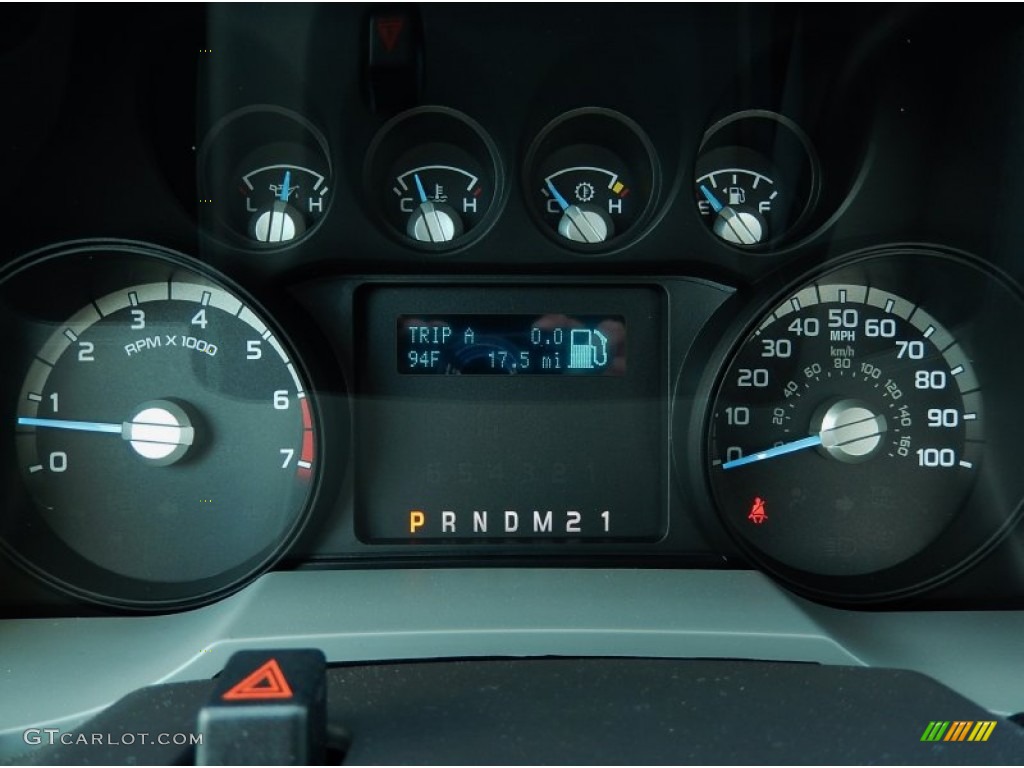 2015 Ford F250 Super Duty XL Regular Cab Gauges Photo #100475859