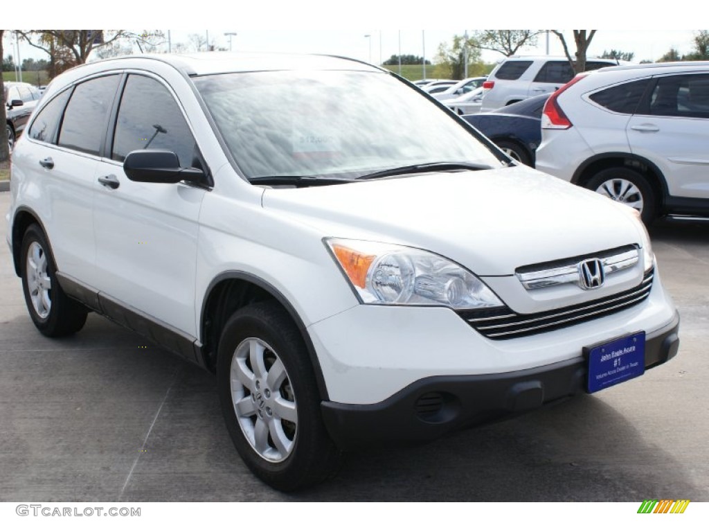 2007 CR-V EX - Taffeta White / Gray photo #10