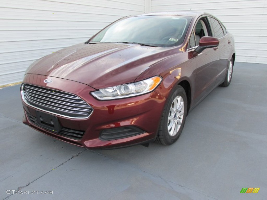 2015 Fusion S - Bronze Fire Metallic / Earth Gray photo #7