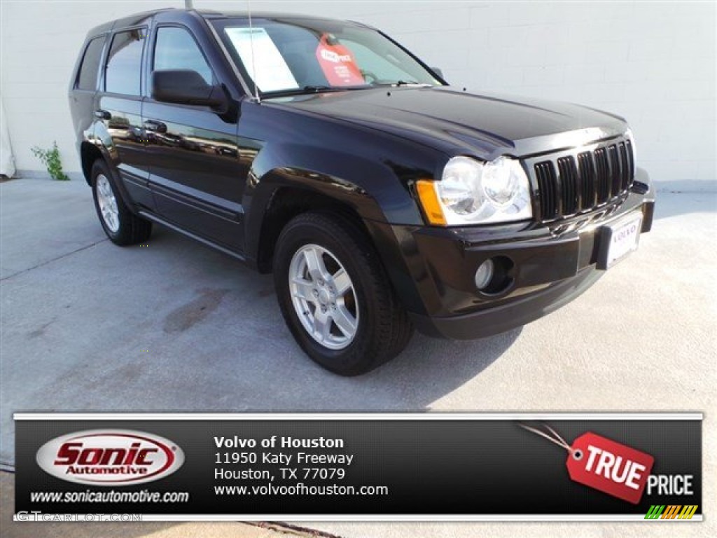 2007 Grand Cherokee Laredo - Black / Medium Slate Gray photo #1