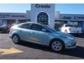 2012 Frosted Glass Metallic Ford Focus SEL Sedan #100465694